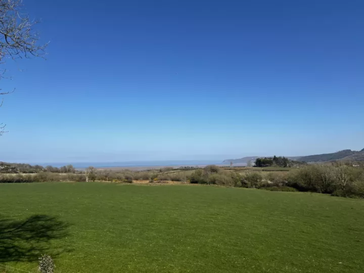 Coastal view near Clai Mawr Holiday Park